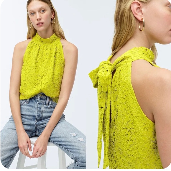 J.Crew laced halter top - Picture 4 of 4